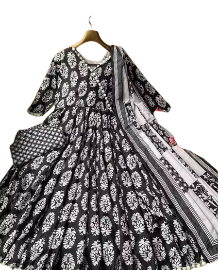 Women Printed Viscose Rayon Kurta - Image 2