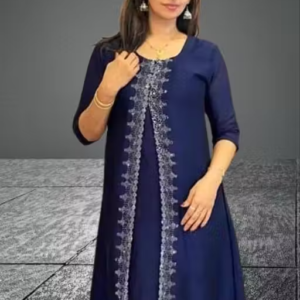 Festival Special Vichitra Silk Kurti for Women