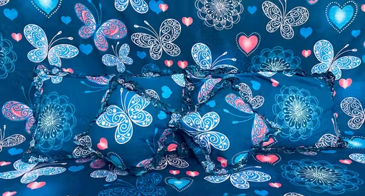 Double Bedsheet Set with Frill Design