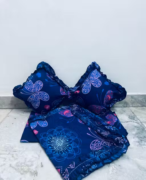 Double Bedsheet Set with Frill Design - Image 2