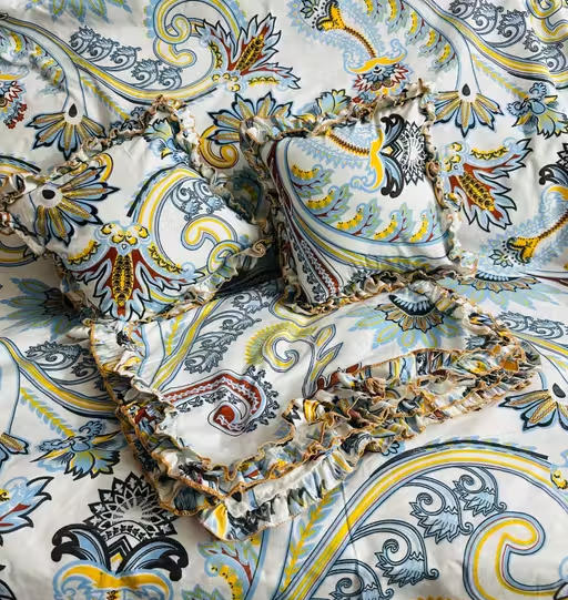 Double Bedsheet Set with Frill Design