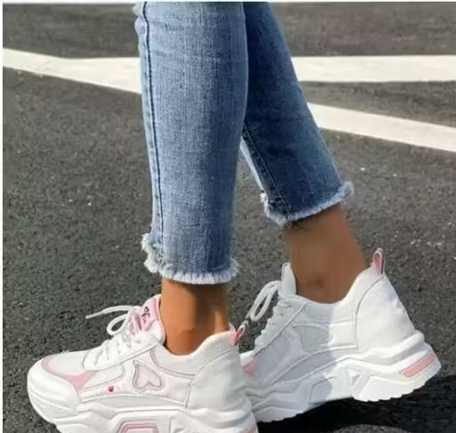 Pink Touch Sports & Casual Sneakers Shoes