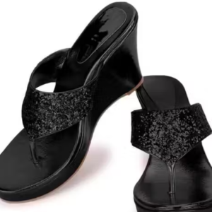 Women's Embellished Open Toe Wedge Heels