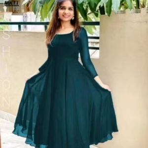 Fancy Long Flared Anarkali Kurti for Women