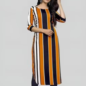 Heavy Digital Print Crepe Kurti for Women