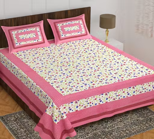 Double Bedsheet with Pillow Covers