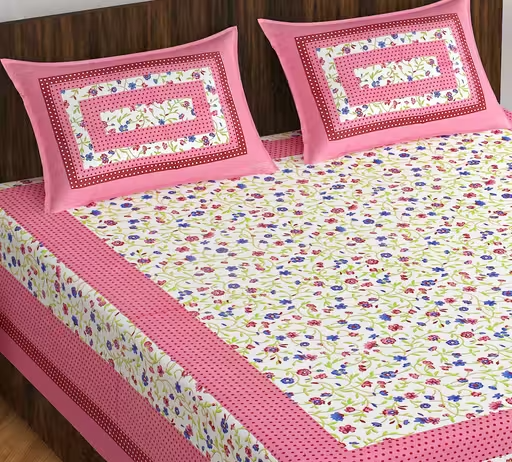 Double Bedsheet with Pillow Covers - Image 2