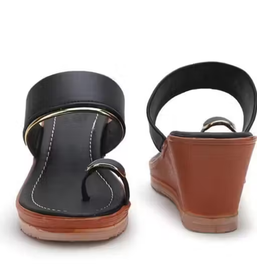 Women's Solid Toe-Ring Heel Sandal - Image 3