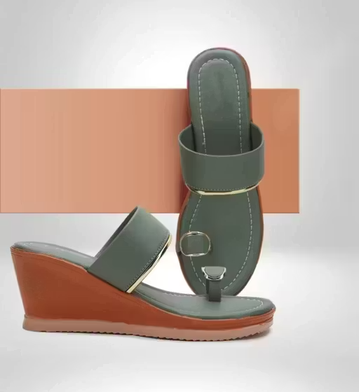 Women's Solid Toe-Ring Heel Sandal