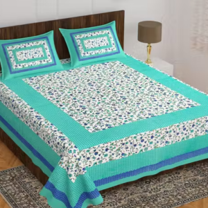 Double Bed Bedsheet with 2 Pillow Covers