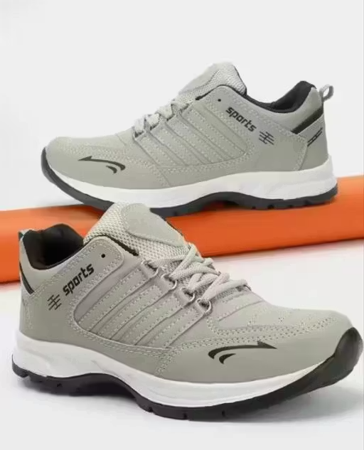 Stylish Grey Sports Shoes for Men & Boys