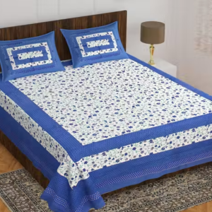 Double Bed Bedsheet with 2 Pillow Covers