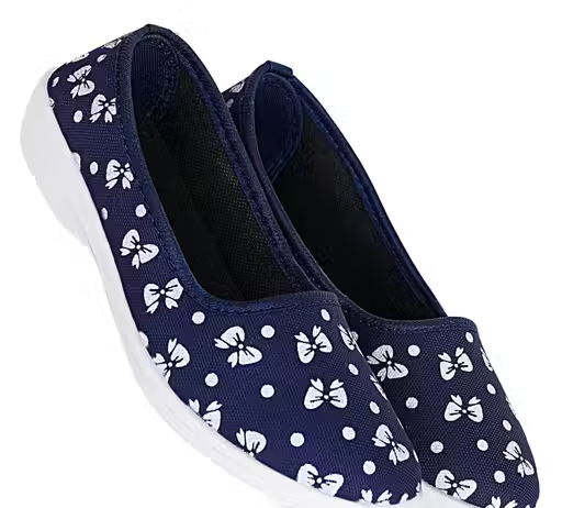 Saini Udyog Women's Printed Bellies Shoes