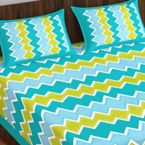 Double Bedsheet with 2 Pillow Covers