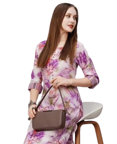 Women Cotton Printed Kurta Pant Set (Pack of 2) - Image 4