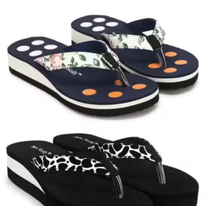 Soft & Stylish Women's Daily Use Slippers / Flip Flops Combo (Pack of 2)