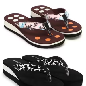 Soft & Stylish Women's Daily Use Slippers / Flip Flops Combo (Pack of 2)