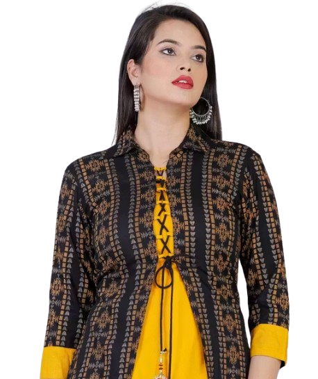 Women Rayon Solid Designer Kurti - Image 2