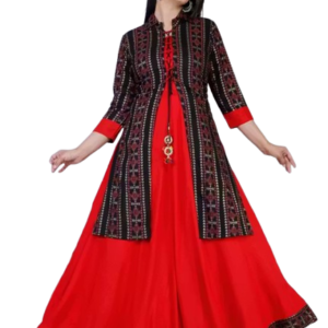 Women Rayon Printed Designer Kurti