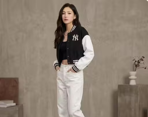 Stylish NY Varsity Jacket for Women & Girls - Image 2