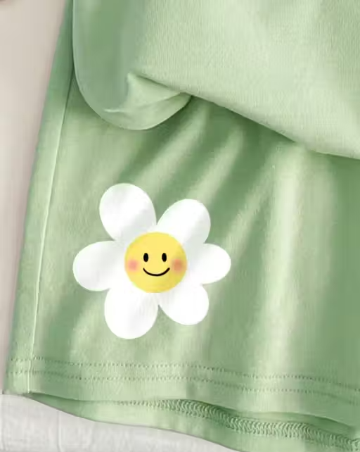 Kids Girls Cotton Clothing Set for Summer - Image 4