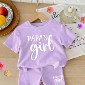 Kids Girls Cotton Clothing Set for Summer