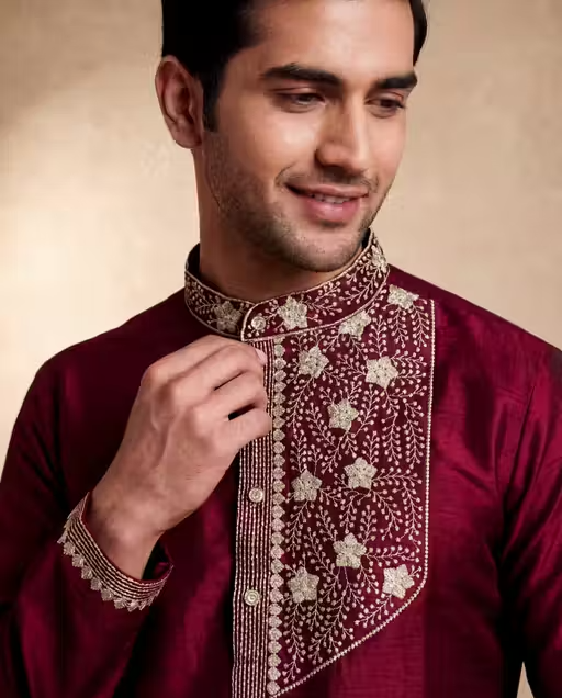 Tibra Collection Men Kurta Set - Image 3