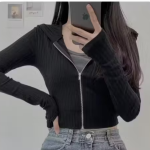 Stylish Zipper Top for Women & Girls