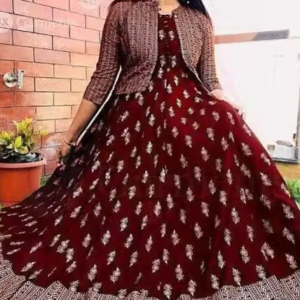 Kurti with Pretty Jacket Set