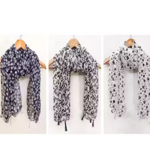 Classy Printed Georgette Dupatta Set for Women (Pack of 3)