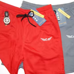 Chrome & Coral Men's Solid Multicolor Boxers & Lounge Shorts Pack of 2