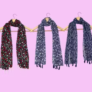 Classy Printed Georgette Dupatta Set for Women (Pack of 3)
