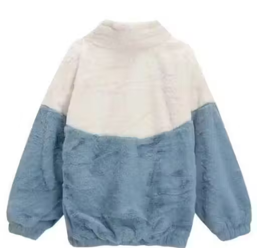 Little Heart Wool Fur Jacket - Image 3