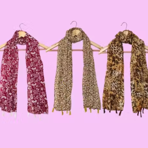 Classy Printed Georgette Dupatta Set for Women (Pack of 3)