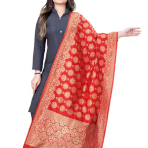 Banarasi Silk Jacquard Dupatta for Women