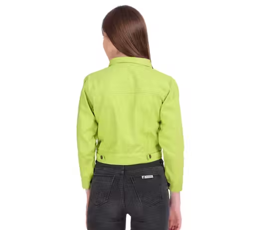 Trendy Twill Fabric Jacket for Girls - Image 4