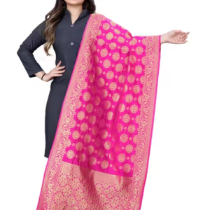 Banarasi Silk Jacquard Dupatta for Women
