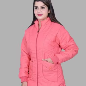 Women Blue Winter Puffer Jacket