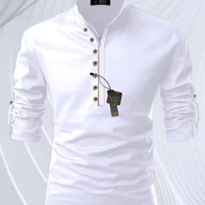 Stylish Solid Cotton Blend Shirt for Men