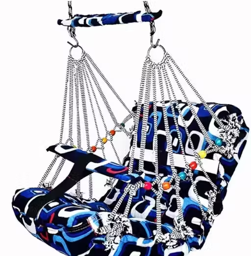 Cotton Baby Swing Chair for Kids (1–3 Years)