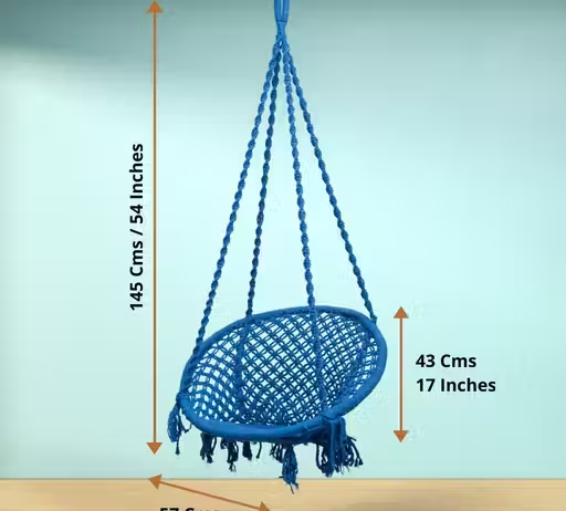 Cotton Hanging Swing Chair for Adults and Kids - Image 2