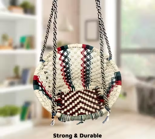 Cotton Hanging Swing Chair for Adults and Kids - Image 2