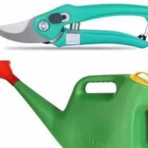 Garden Watering Can 5 Litre with Pruner Scissor Tool Kit (2 Pieces)