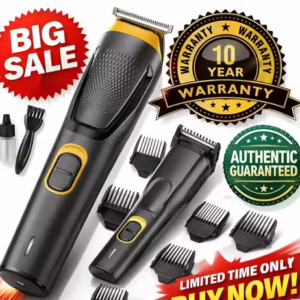 Cordless Professional Hair Trimmer Waterproof Titanium Blade