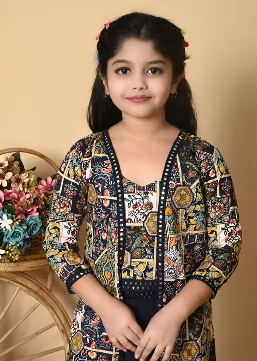 Girls Cotton Blend Jacket Clothing Set - Image 4