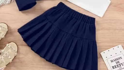Girls Polyester Top & Bottom Clothing Set - Image 4