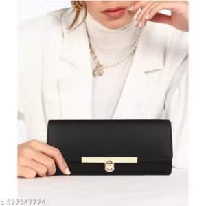 Women's Brown Trendy Hand Clutch Wallet Purse