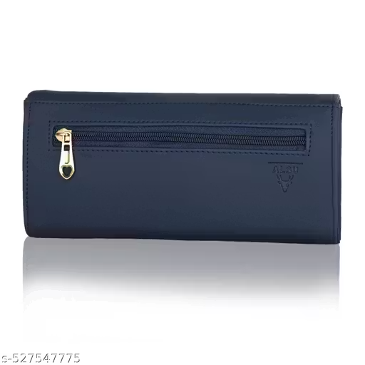 Women's Brown Trendy Hand Clutch Wallet Purse - Image 4