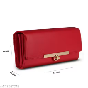 Women's Brown Trendy Hand Clutch Wallet Purse