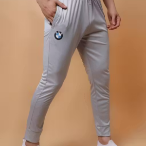 Premium Light Grey Jogger Track Pants for Men – Stylish & Comfortable Activewear